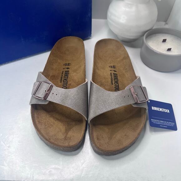 Birkenstock Madrid BS Birko Flur Sandal Animal Fascination Mud Men 13/EU 46 NWB - Picture 5 of 10